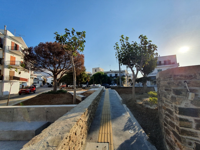 Renovation of common areas of the Municipality of Tinos