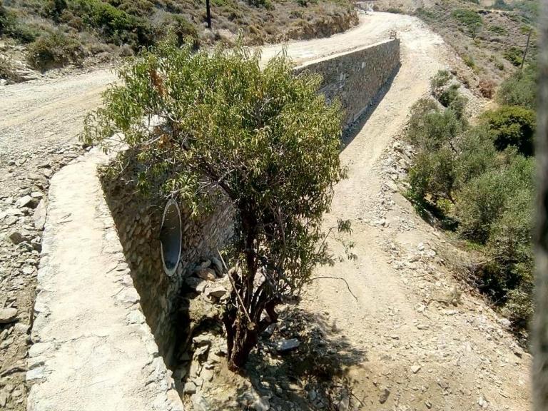 Improvement-asphalt paving of a rural road from Minoa to Lefkes- Ag. Thekla Katapola Amorgos